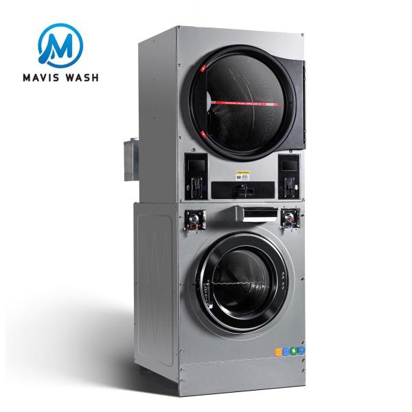 Washing Machine with Dryer Industrial Automatic Washing Machine 16kg Stack Washer and Dryer Machine for Hotel