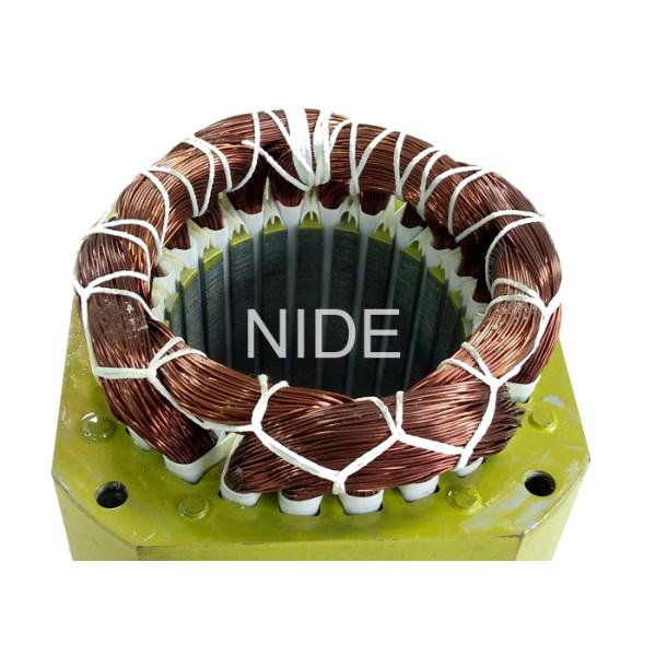 Double Side Motor Stator Coil End Lacing Machine Middle Size With CCC Certificate