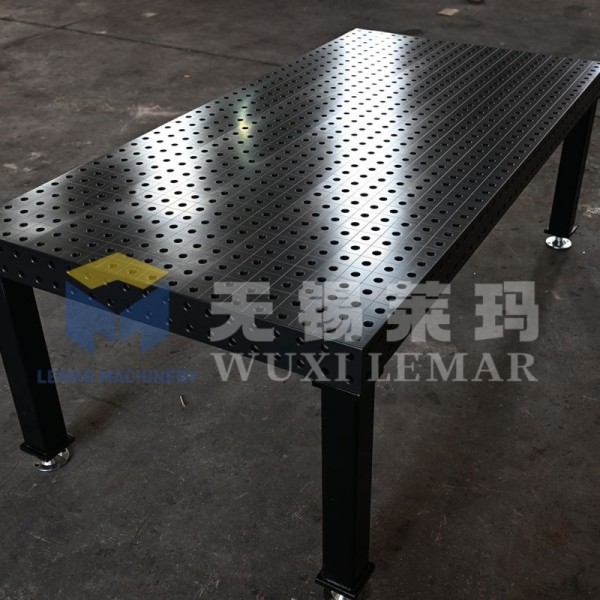 D16 Modular Welding Table System with Interchangeable Fixtures and Positioning Pins