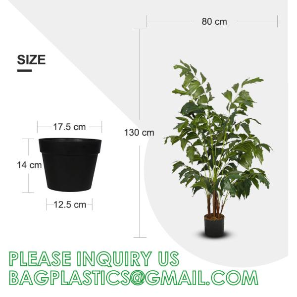 1.6m For Decoration Bonsai Artificial Fishtail Palm Plant, Artificial Tree Fake Potted Simulation Tree Nordic Style
