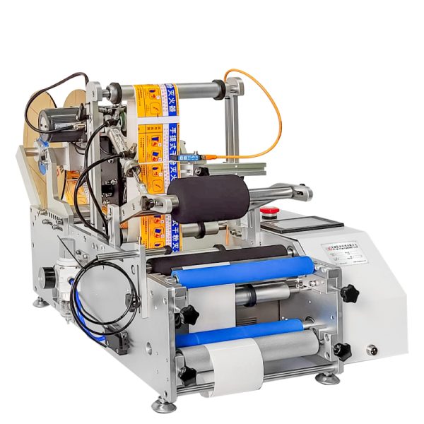 Desktop Manual Label Applicator Machine Sticker Labelling Machine For Round Bottles