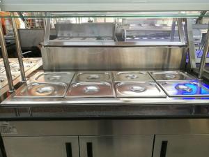 Buy cheap Marble Stainless Steel Catering Equipment Hot Food Unit Standing Bain Marie 1600*900*800+560mm product