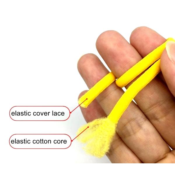 Hot Sale Colorful Athletic Shoe Laces Elastic Flat Shoelaces Lazy Canvas Shoelaces