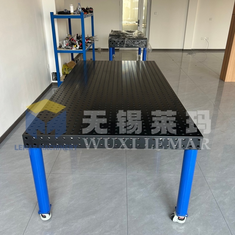 D16 3D Modular Welding Table with Telescoping Legs and Height Adjustment