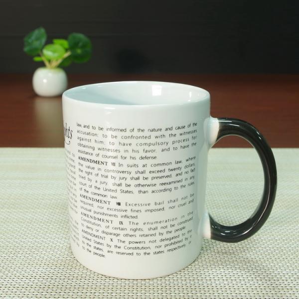 Color Changing Personalised Mugs With Customized Words Message