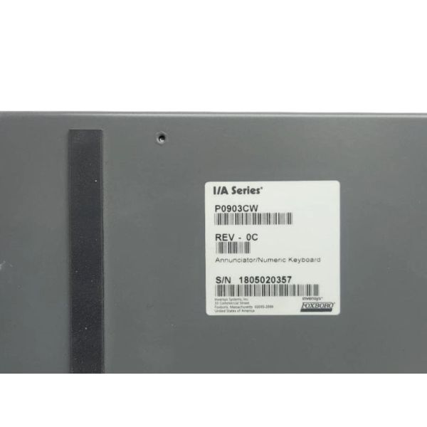 FOXBORO P0903CW REV.0C Control Module with 24V DC Power and DIN Rail Mount for Industrial Applications