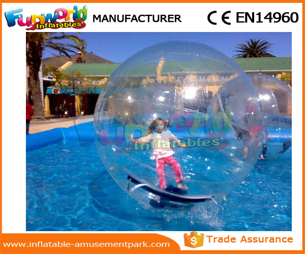 Customized Safe Kindergarten Inflatable Zorb Ball , Inflatable Water Ball Pool