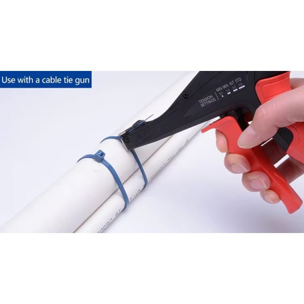 Metal Detectable Nylon Wire Ties 100-370mm Plastic Wire Straps Zip Ties X-ray Inspections Cable Tie