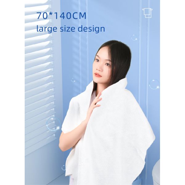 Disposable Bath Towel Large Compressed Cotton Portable Thick Paper Towel Suitable Hiking Camping Beach Swimming Traveling