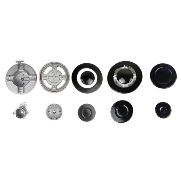 Built In Double Burner Gas Stove Wholesale Stainless Steel Knobs Control Easy Installation