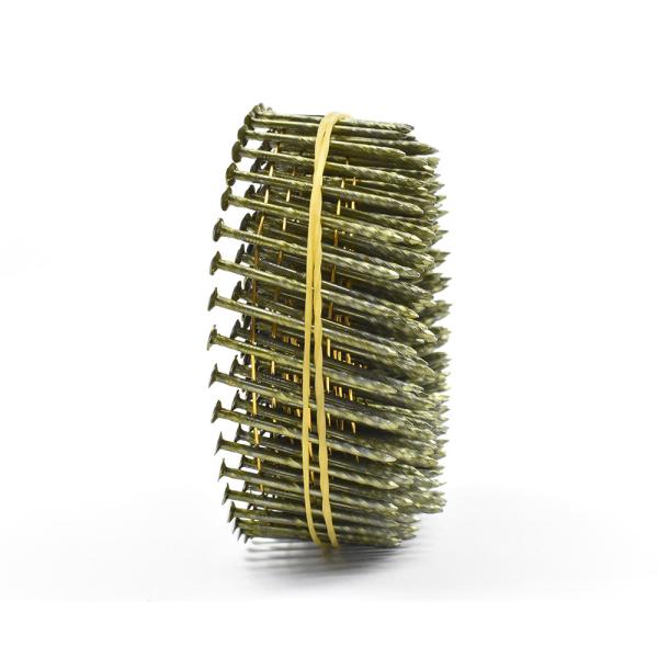 2.3*50 Flat Head Galvanized Coated Screw Pallet Coil Nails