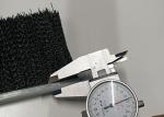 Nylon Bristle Metal Channel Strip Brushes Aluminium Holder For Dust Removal