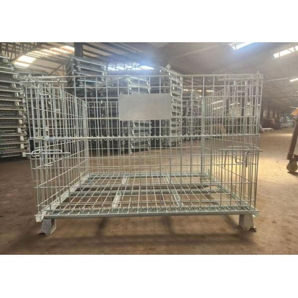 Warehouse Storage 50*50 Wire Mesh Container Hot Dipped Galvanized