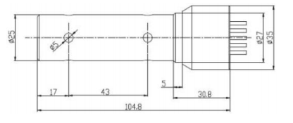 IP68 Protection Dissolved CO2 Sensor with NDIR Infrared Absorption and RS485 Output for Water Quality Monitoring