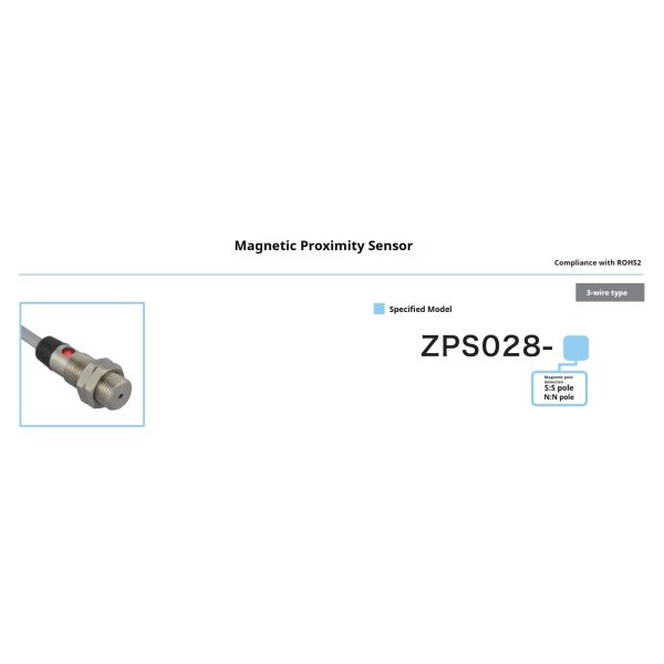 M8 Easily Mounted Magnet Detection S/N Pole Magnetic Proximity Sensor 15mA for Smart Automation and Process Control Markets