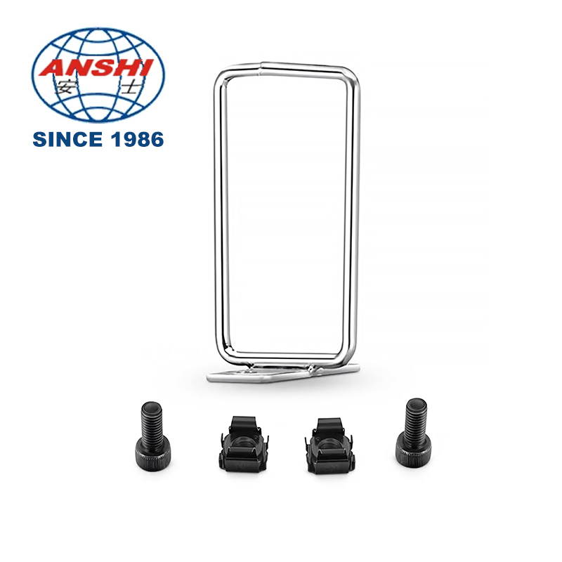 Galvanized Metal Cable Ring Rust Resistant Rack Wire Organizer Customizable Cabinet Wiring Parts