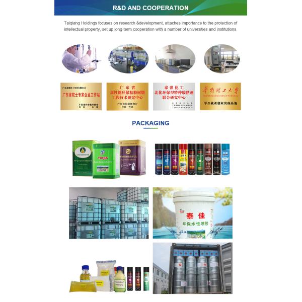 Clear Garment Adhesive Cloth Adhesive Spray No impurity For Patching