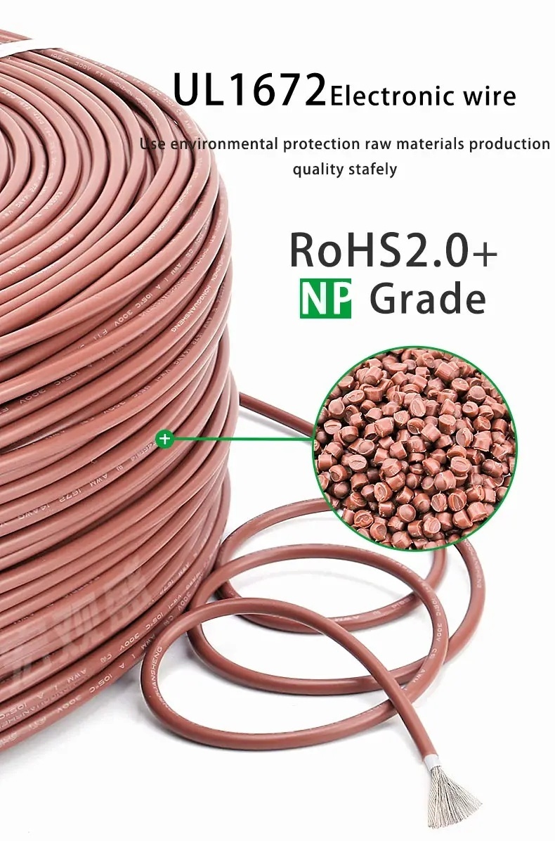 UL1672 Double Insulated Terminal Wire Internal Connection Cable with Single Core