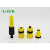 Buy cheap Yellow And Black 3 Piece Nozzle Set / Adjustable Garden Hose Spray Nozzle from wholesalers