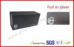 Black High End Embossed Paper Boxes Magnetic E-Cigar Packaging