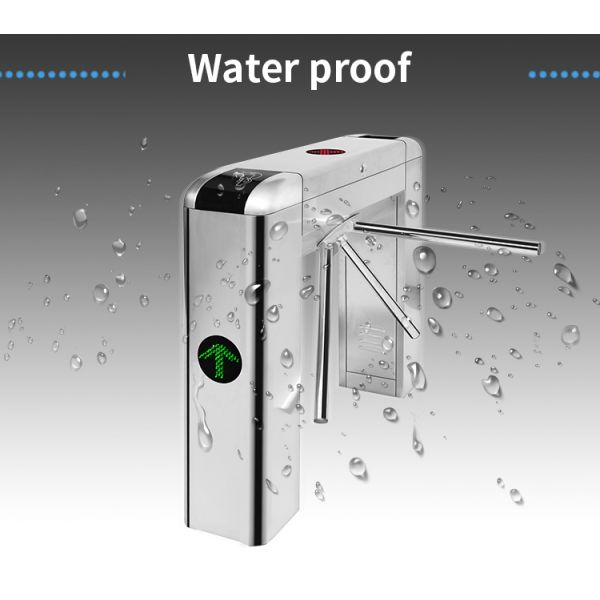 Multi-channel Tripod Turnstile Gate for Office Building Access Control for Integration with Card/QR Code/face Recognition