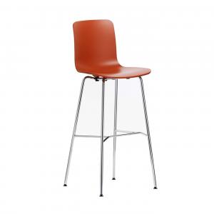 Buy cheap Hal High Modern Bar Chairs Metal Cafe With Solid Wood Seat Stable SGS product