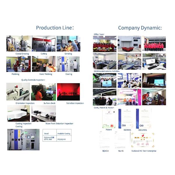 Optical Isolator Square TGG Crystal Blocks With High Extinction Ratio