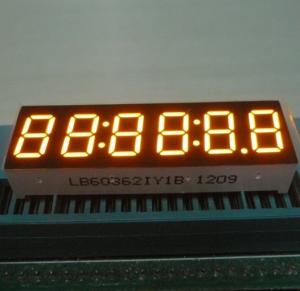 Buy cheap Continuous 6 Digit 7 Segment Alphanumeric LED Display Amber 0.36 Inch product