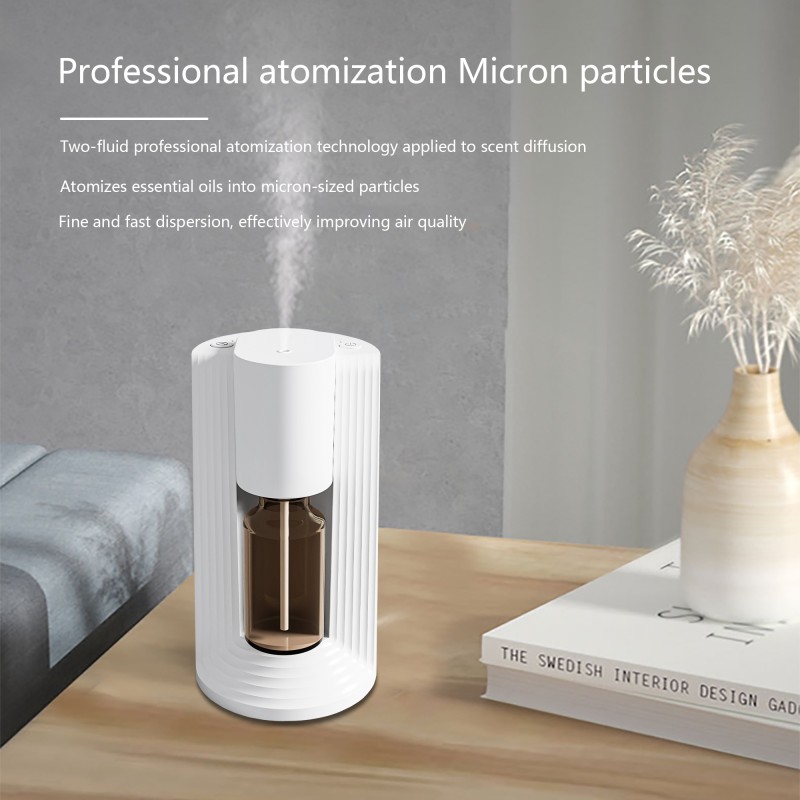 PP POM Portable Aromatherapy Diffuser 10-30m2 Coverage With Two Fluid Atomization