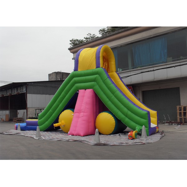 Professional Durable Large Commercial Inflatable Slide For Rent