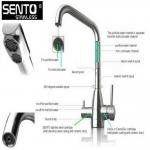 SENTO Lead Free Healthy Single Handle Water Filter RO Faucet Stainless Steel304