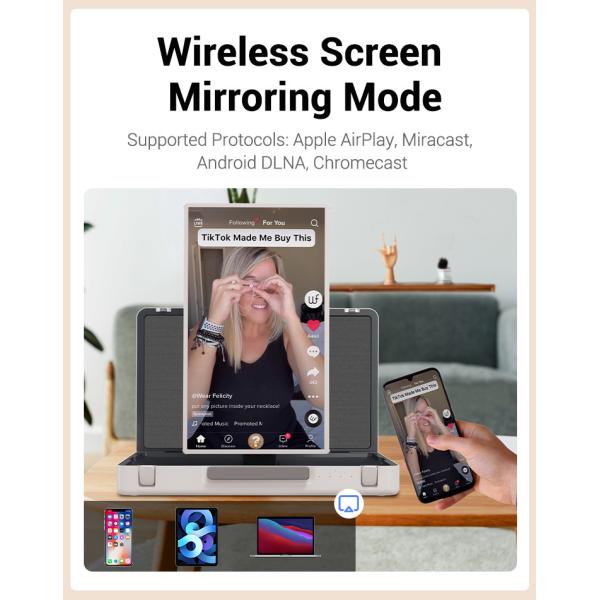 Android 12 Wifi Tablet ELC PackGo Portable BT 5.2 Smart Tv Touch Screen HD Television
