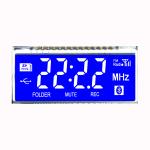 2.6inch FSTN LCD Segment Display Thermostat Black Background