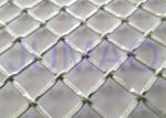 1/2 Inch Opening Decorative Wire Screen , Galvanized Steel Cabinet Mesh Grilles