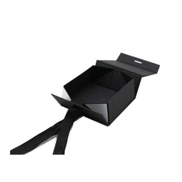 Collapsible Paperboard Paper Packaging Foldable Gift Box With Magnets