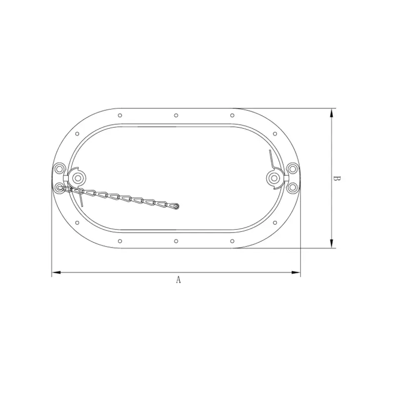 HFSS-DP006 Oval Pipeline Access Panel