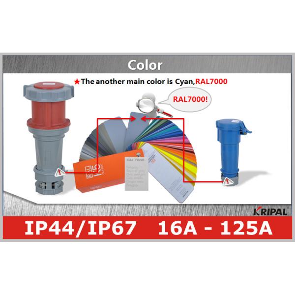 Pin and Sleeve Plug Industrial Power Socket IP44 IP67 Coupler Connector