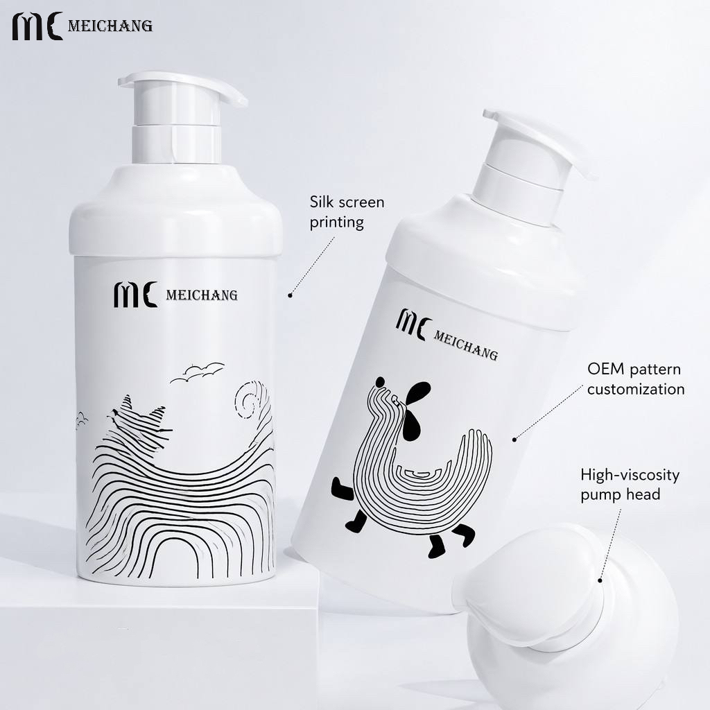 300-1000ml Large Capacity PP Airless Lotion Pump Bottle for High Viscosity Shampoo & Maternity Care Packaging(MC-200)