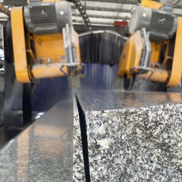 Double-Blade Automatic and Automatic Gantry-Fixed Edge Trimming Machine for Stone Edge Cutting