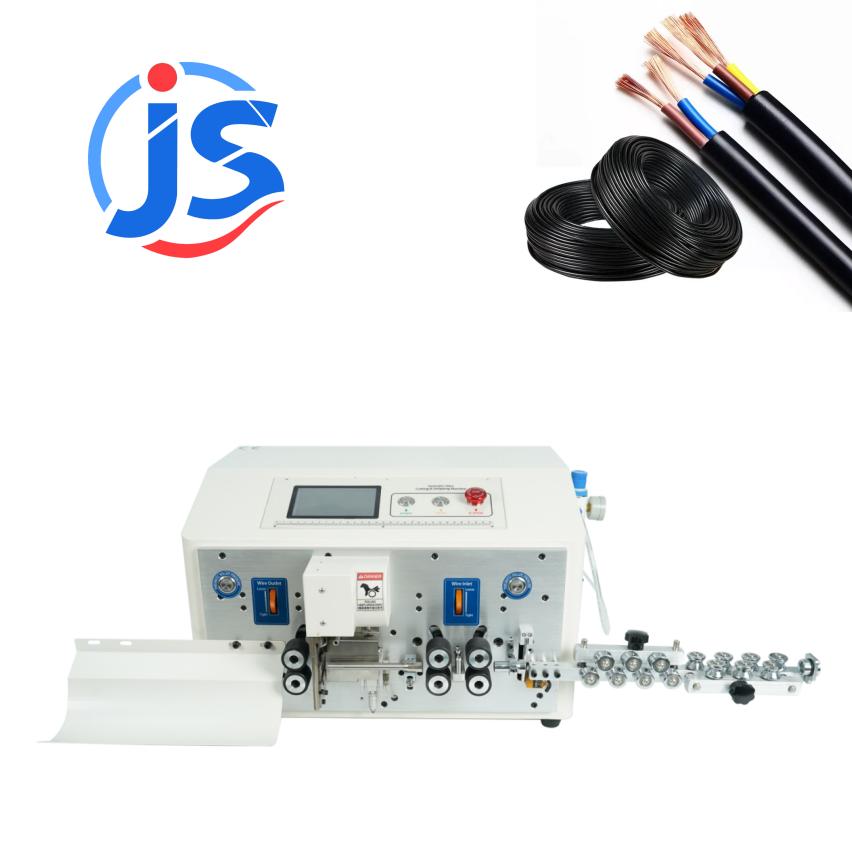 6-Roller Round Sheathed Cable Stripping Machine for Outer Jacket and Inner Core Double Layer Strip
