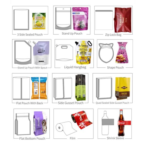 Flexible Packaging Food Grade Kale Chip Wrapper Packaging Snack Packaging Material Roll Film