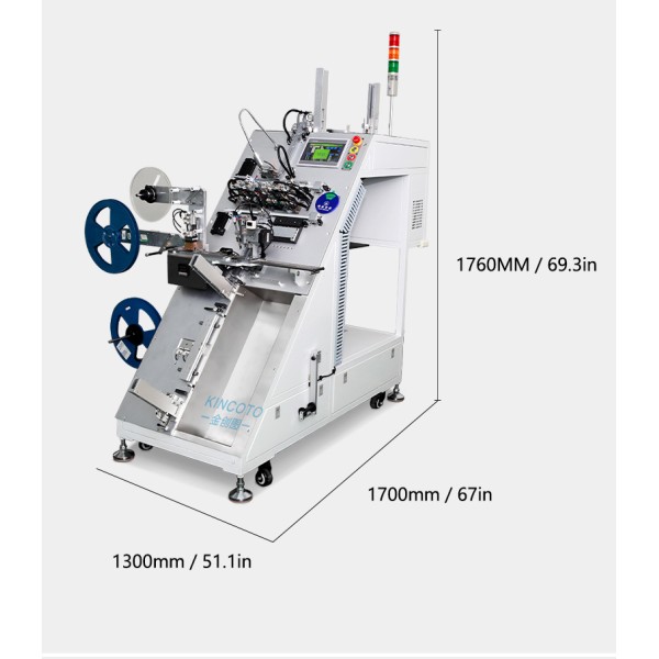 Hot Sale Fully Automatic KU8000A Tube to Tape IC Programming Machine for SMT Semiconductor Production