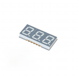 0.3 Inch 3 Digit SMD LED 7 Segment Display Digital Height 7.62mm Designed for Electronic Measurement and Control Systems