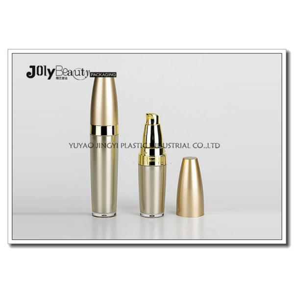 Bullet Shaped Plastic Airless Bottle 10ml For Serum , Makeup Pump Bottle