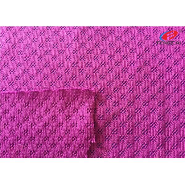 Moisture Wicking Polyester Sports Mesh Fabric For Garment Lining