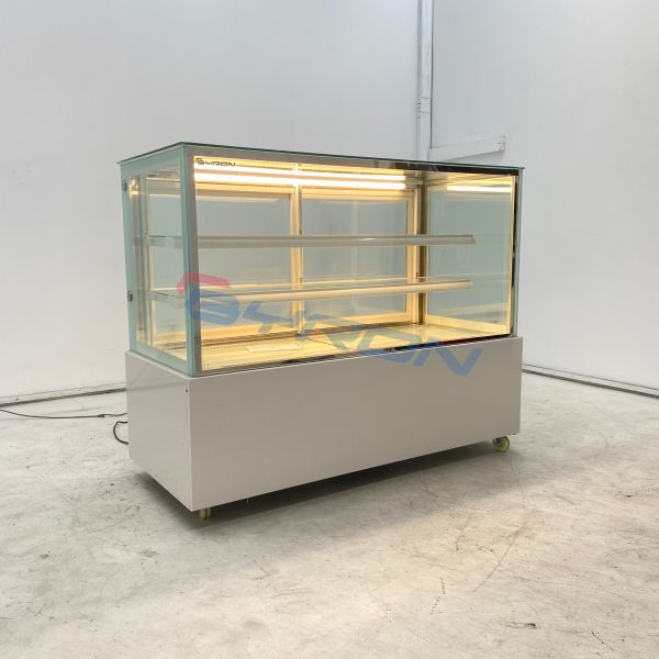 Customized Countertop Cake Display Cabinet Refrigerated Cake Display Case