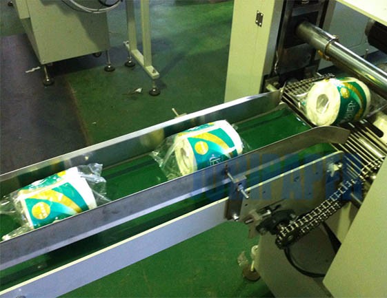 Higher Efficiency Z450 Toilet Paper Single Roll Packaging Machine
