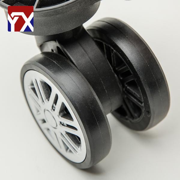 2020 fashion detachable plastic rubber luggage suitcase wheels parts