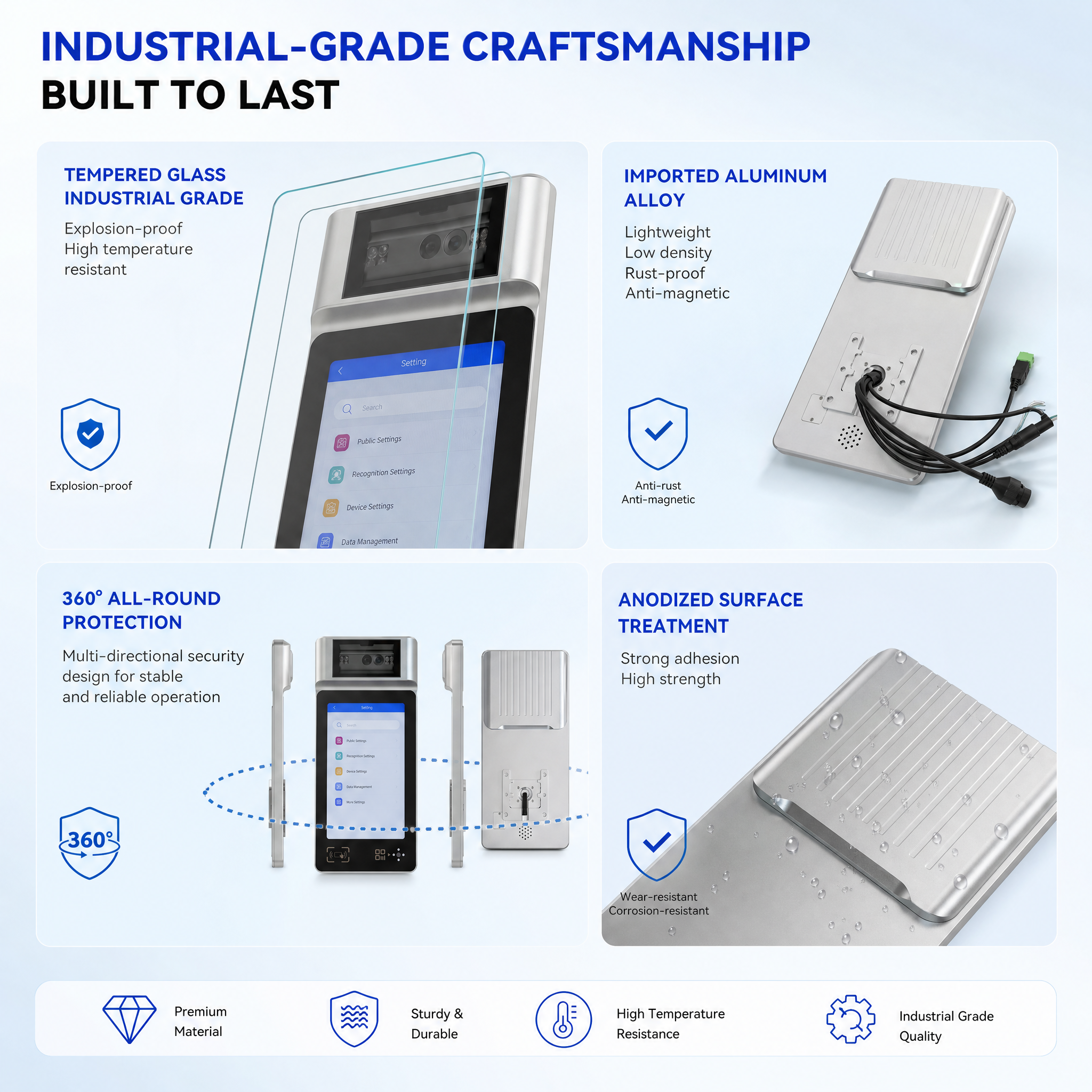 Iris Time & Attendance Access Control System