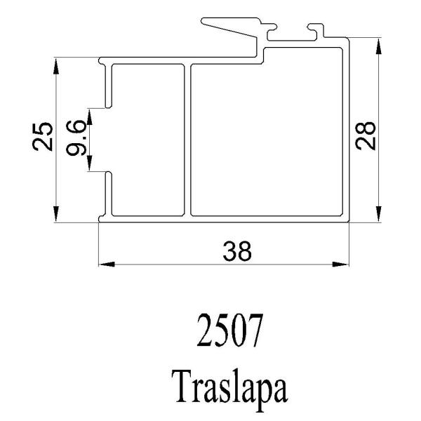 Lockstyle Rectangular Aluminium Extrusion Anodising For Sliding Window 2507